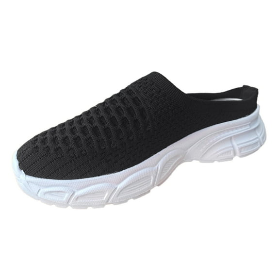 GYUJNB Slip On Mules & Clogs for Womens Mens Light Open Back Shoes Comfort Walking Shoes Breathable Slippers Closed Toe Slides,Size 8.5