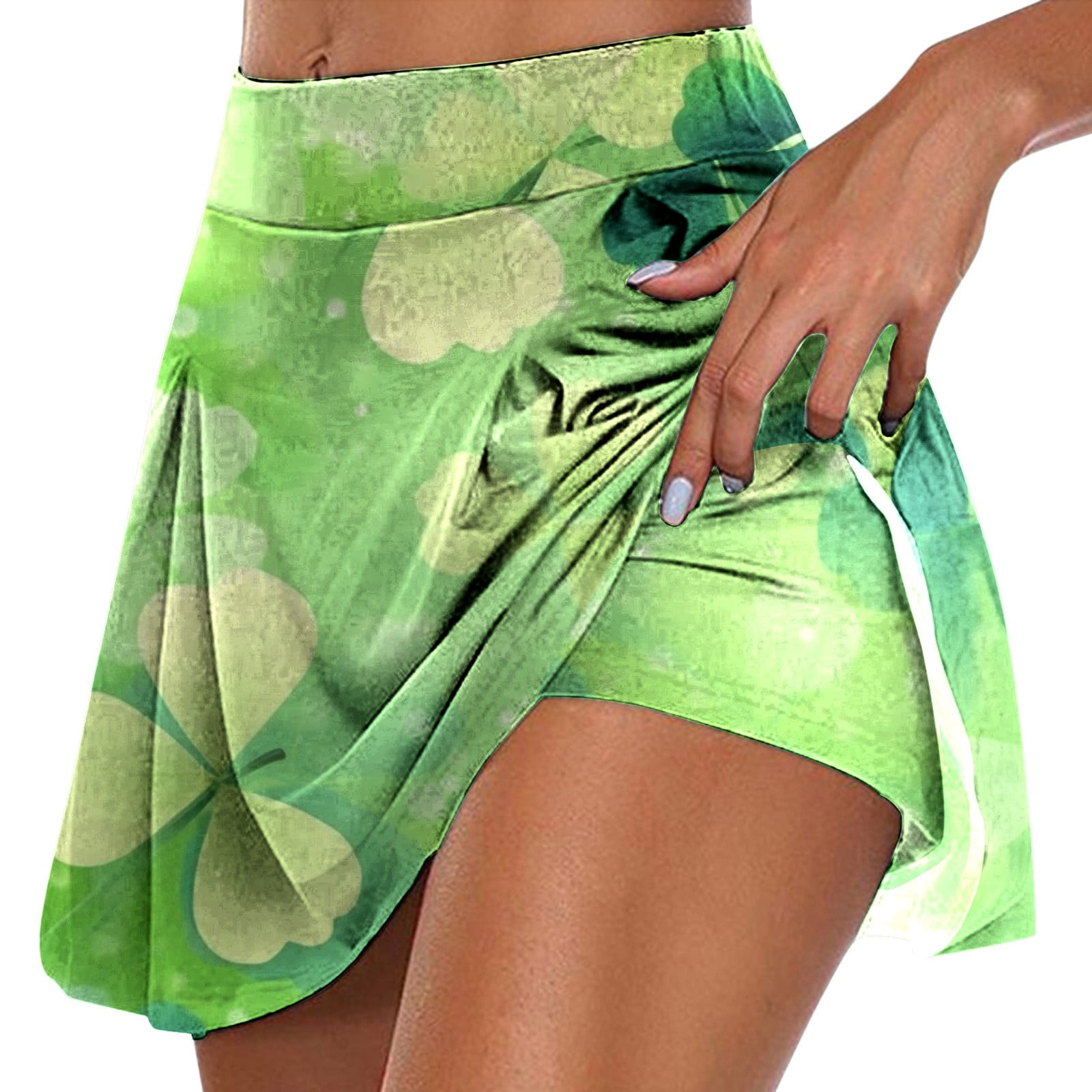 GYUJNB Women's High Waisted Tennis Skirts Tummy Control Pleated Golf