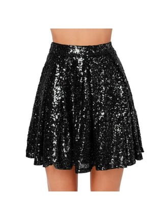 Black sequin skirt xxl hotsell