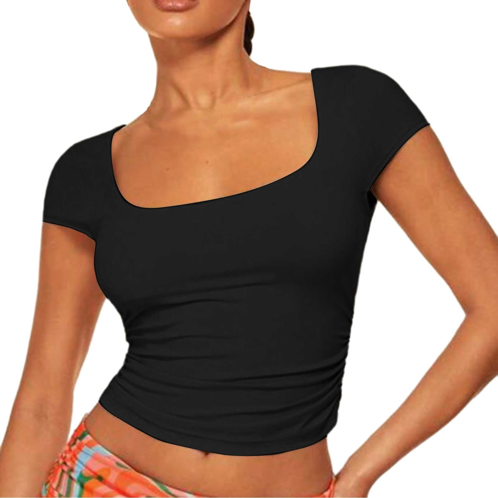 codegraphy☆Women's Line Crop Short Sleeve T-Shirt Women's Clothing | Short Sleeve T-Shirts | TYLER'S