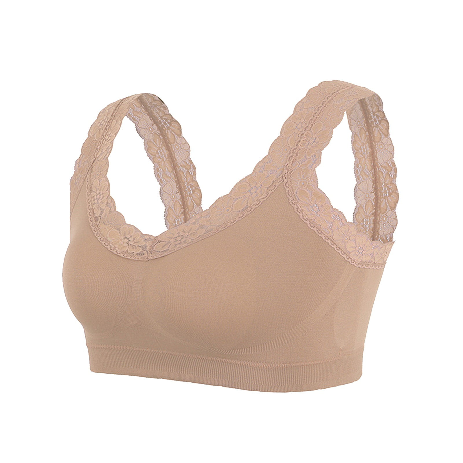 GYUJNB Womens Bras Womens Bralettes Sports Bras Tank Top Low Back Sleep Bra Seamless Without