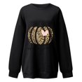 thumbnail image 1 of GYUJNB Womens Hello Fall Leopard Pumpkin Graphic Sweatshirt Crew Neck Oversized Long Sleeve Pullover Fall Thanksgiving Top,L, 1 of 6