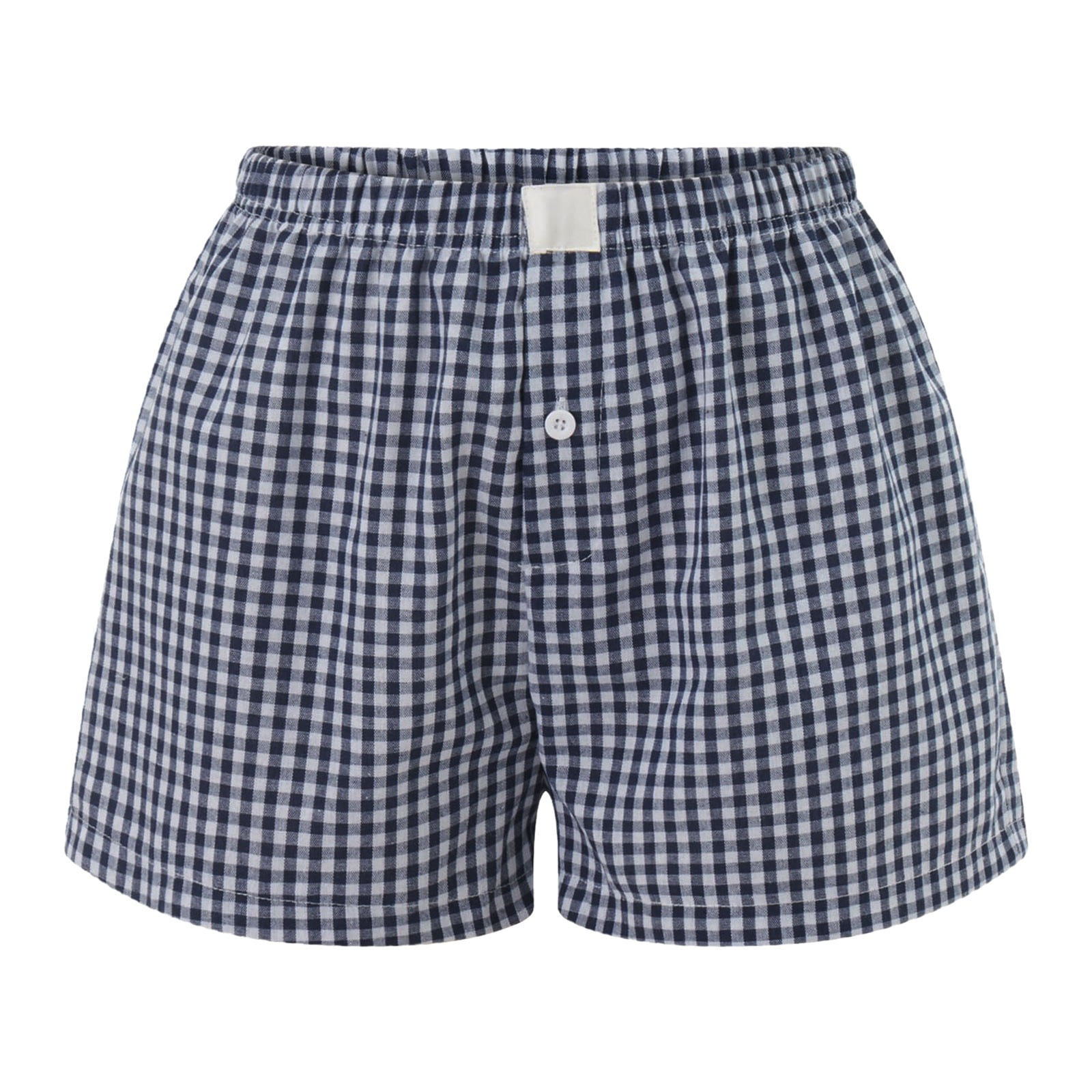 GYUJNB Y2k Women Pajamas Shorts Low Rise Pj Sleep Shorts Plaid Boxer
