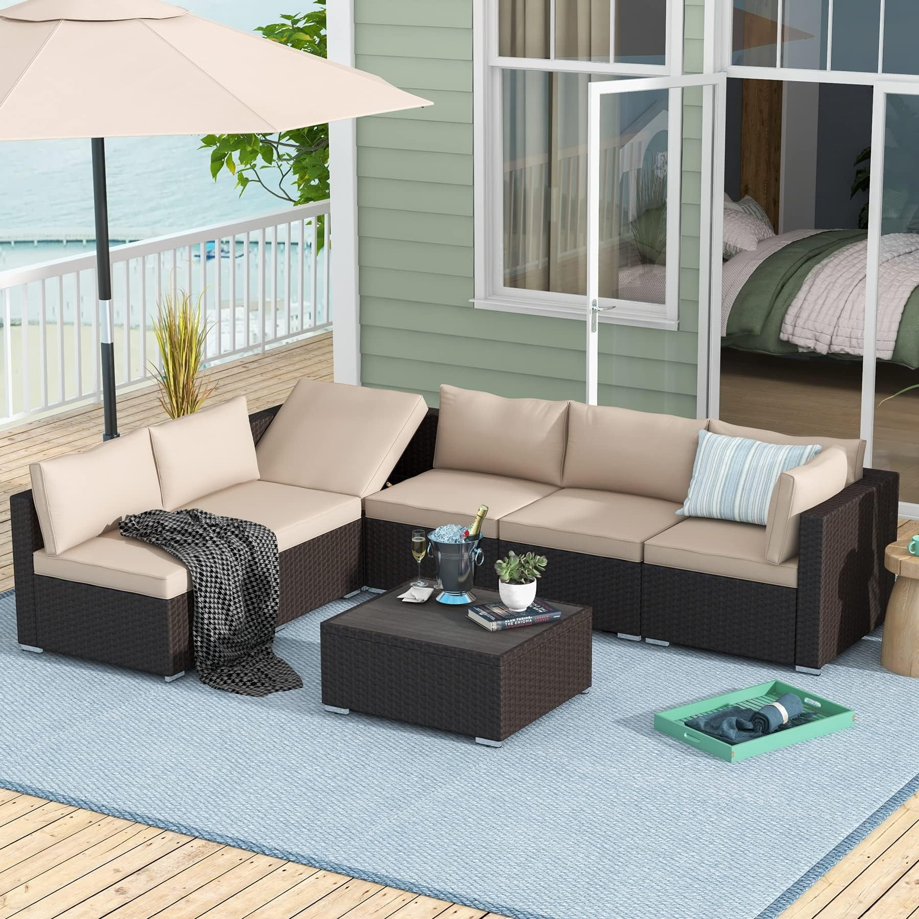  Muebles y Accesorios para Patio: Patio, Césped y Jardín:  Umbrellas & Shade, Patio Seating y más