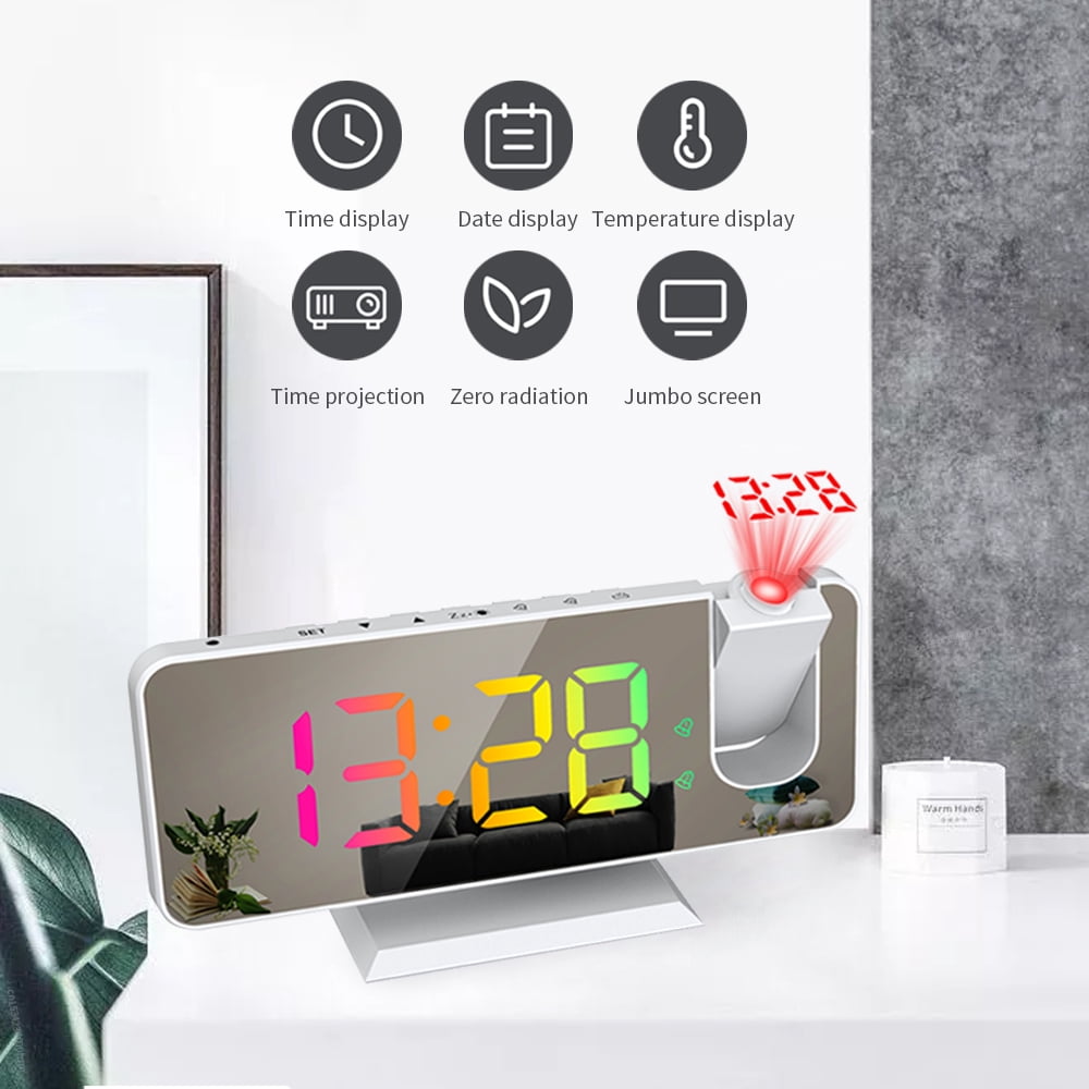 GYZ 2025 Digital Smart Alarm Clock Watch Table Electronic Desktop ...