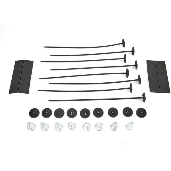 GYZEE 2 Set Car Electric Radiator Fan Mounting Kit Plastic Ties Straps Universal