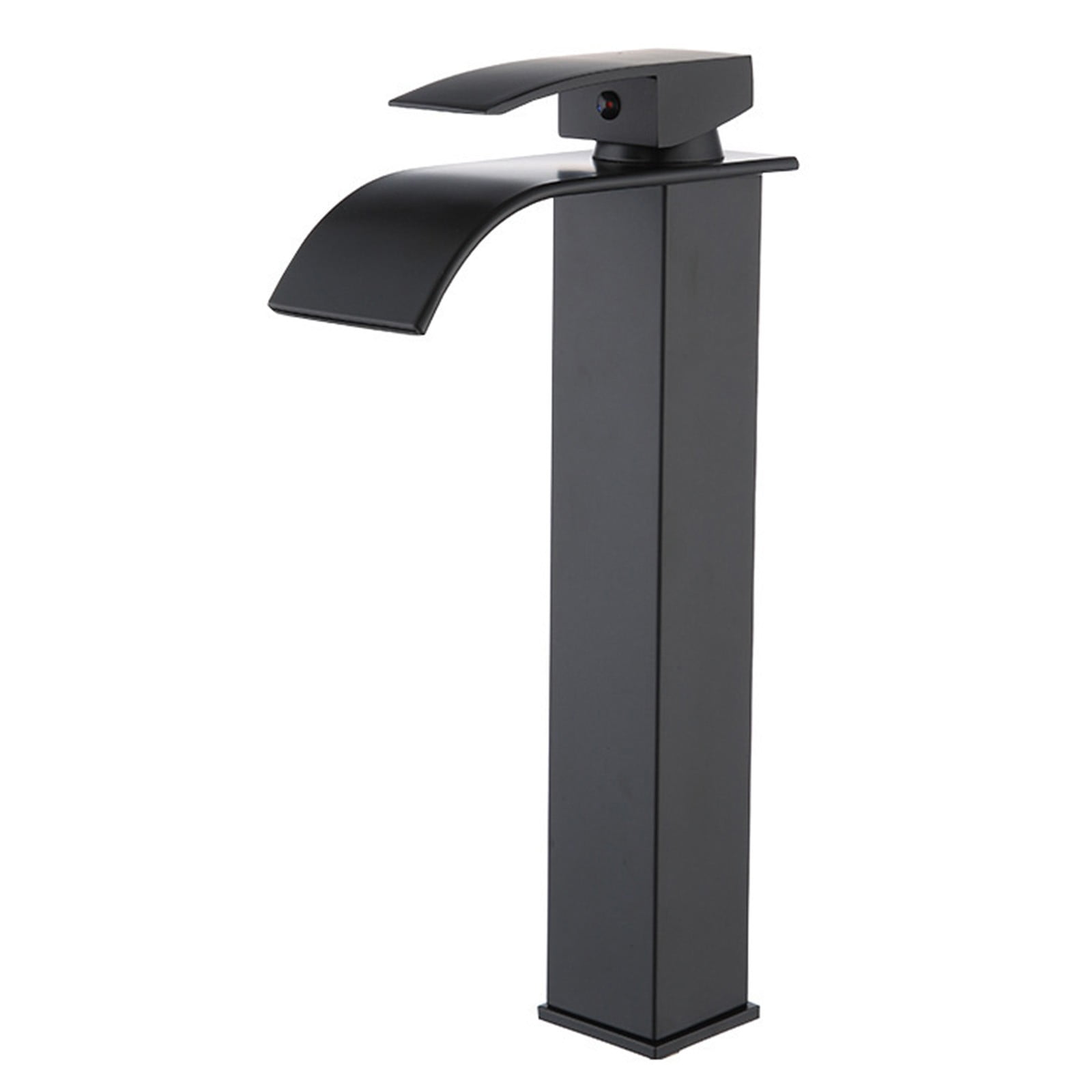 GYZEE Black Copper Core Hot And Cold Wash Basin Faucet Above Counter