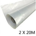 thumbnail image 1 of GYZEE Clear Plastic Greenhouse Poly Film Polytunnel Poly Hot House Cover Various Lengt 2m*20m, 1 of 8