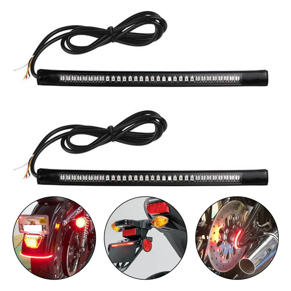 GYZEE HighQuality Motorcycle Light Bar With 2X 48 Leds For Tail, Brake, Stop, Turn