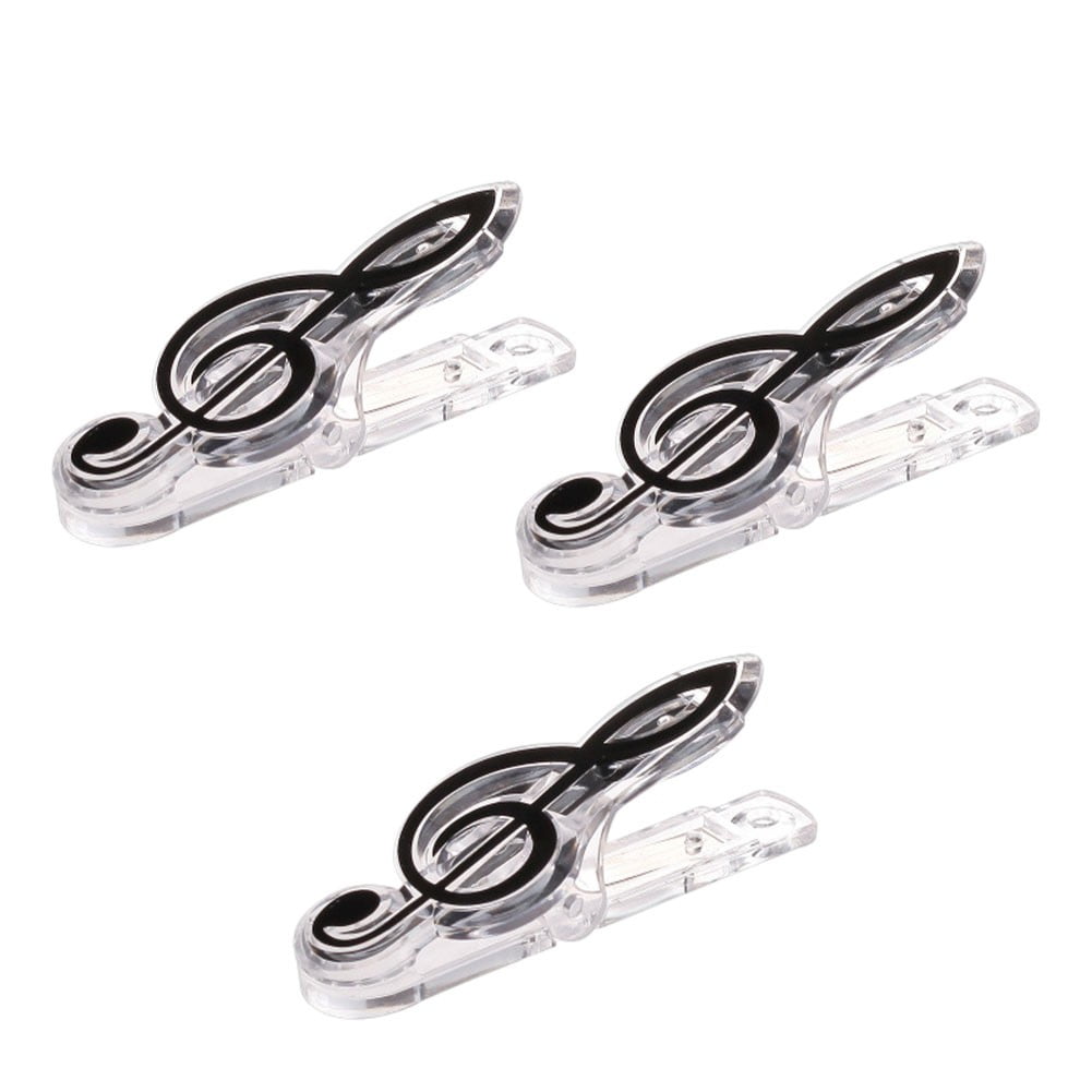 GYZEE Letter Paper Music Book Sheet Musical Note Spring Clips For Piano