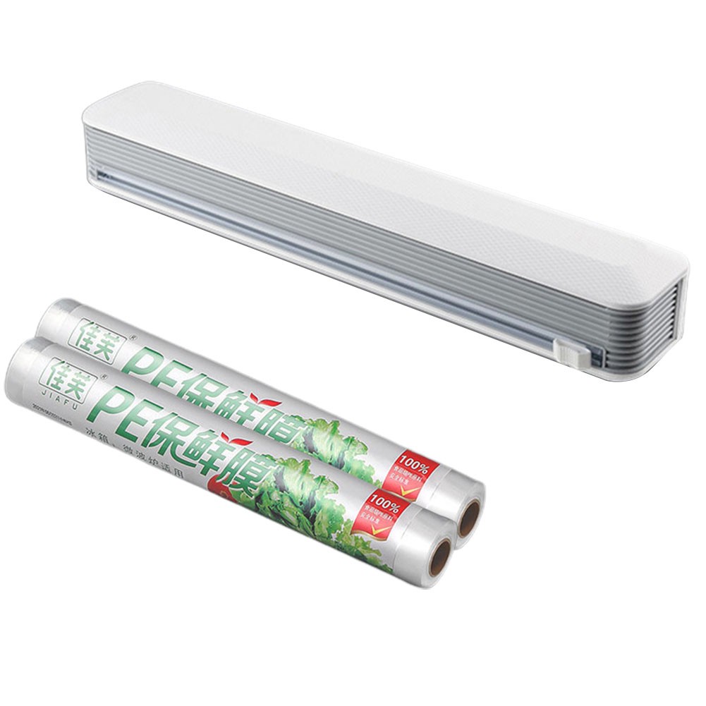 GYZEE Cling Film Wrap Dispenser Plastic Wrap Cutter Food Wrap