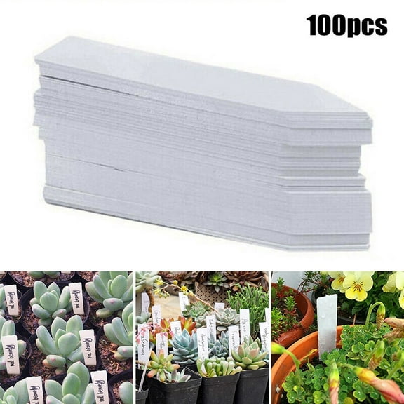 GYZEE Plant Marker Garden Labels Flexible Plastic Tags Nursery 10x2 cm