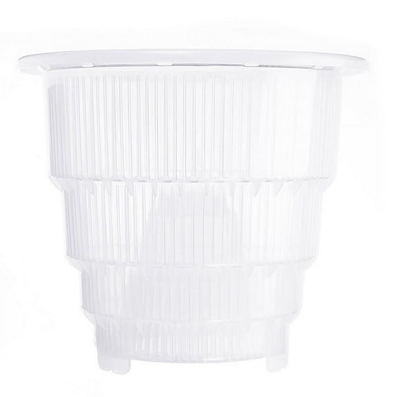 GYZEE Resin Mesh Pot Clear Orchid Flower Planter Container Home Gardening Decor L