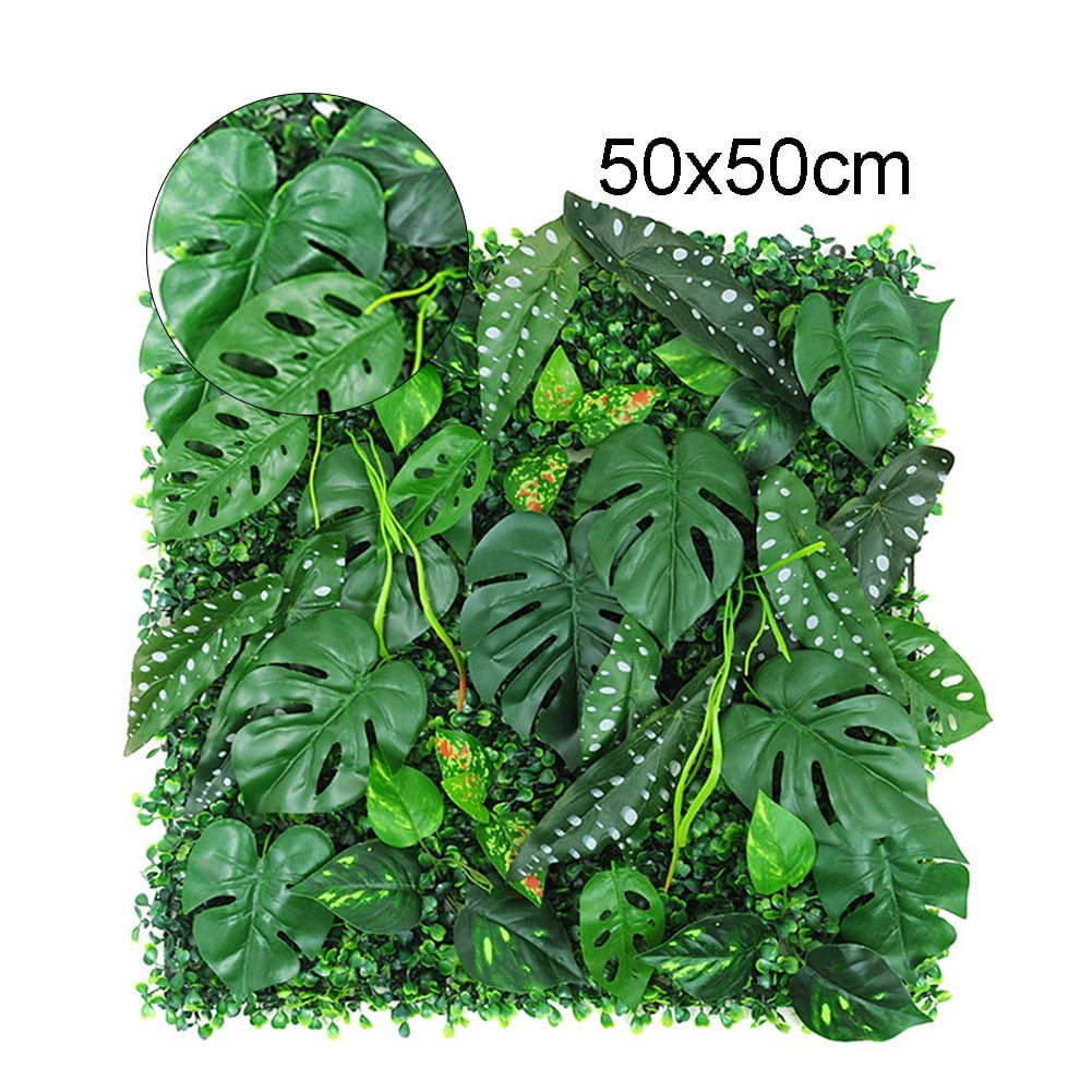 GYZEE Simulation Lawn Green Planting Wall 50X50Cm Plastic Lawn Wall Flower Decoration