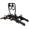 thumbnail image 1 of GYZJ E-Bike Rack with Ramp,Foldable Hitch Mount 2 Bikes Rack for Car Truck SUV RV,Up to 5-inch Fat Tire Electric Bike Carrier Rack 1.25"-2" Hitch Receiver(Black), 1 of 9