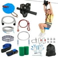 thumbnail image 1 of GYZJ Zip Lines for Kids and Adults Outdoor,300FT Up To 400 Lbs Quick Tightening Zipline,Kids Play Equipment, 1 of 9