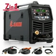 thumbnail image 1 of GZ GUOZHI 110V/220V 200A MIG Welder, 7 in 1 Multi-Process Welding Machine, Gas MIG/MAG, Gasless Flux Core MIG, Lift TIG, Stick, Spot Welding, Spool Gun, 1 of 10