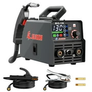GZ GUOZHI 130A Portable MIG Welder,110V 2 in 1 Gasless Flux Core MIG/Stick Welding Machine with Large LED Display (8.5 LB)