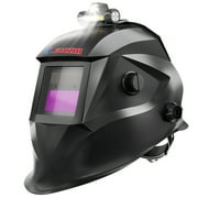 GZ GUOZHI Welding Helmet with LED Headlamp， True Color Technology, Auto-Darkening