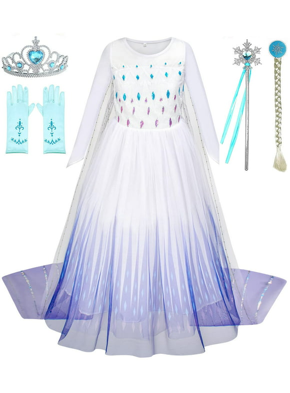 GZ-LAOPAITOU Princess Dress for Frozen Girls Costume for ELsa Toddler Birthday Christmas 2-10Years …