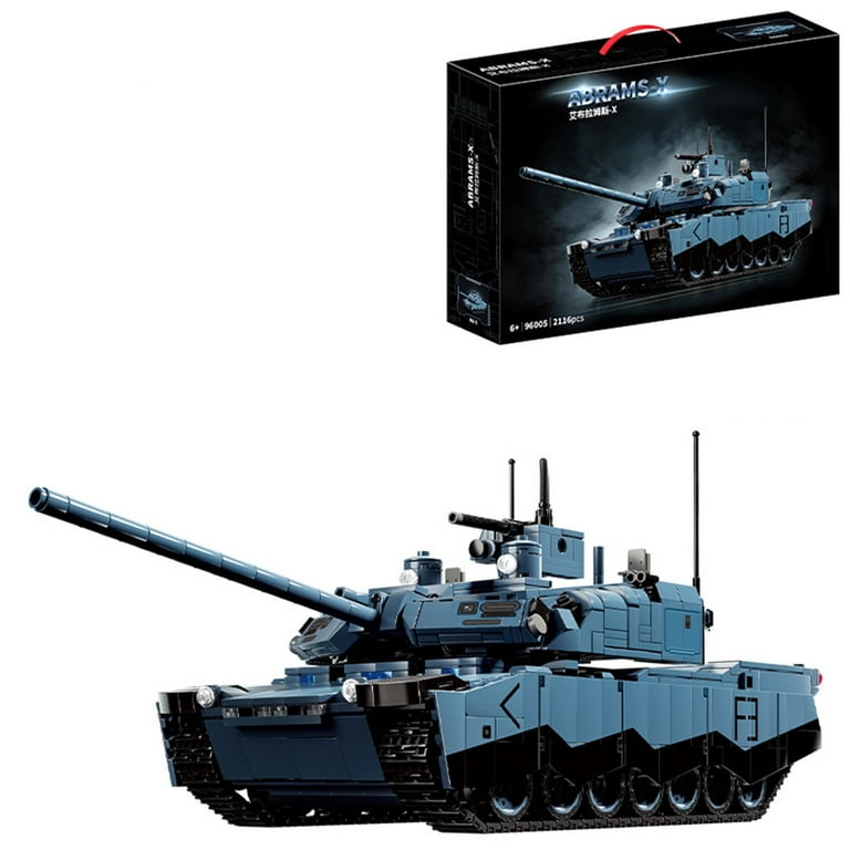 GZBrick Abrams-X Tank Building Sets WW2 Military Toy for Adults
