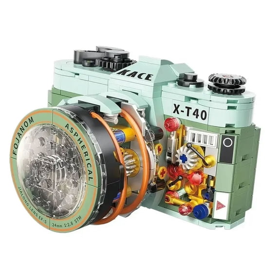 GZBrick Camera Building Sets Retro Mechanical Puzzle for Adults Girls Not Compatible with Lego 478 Pcs