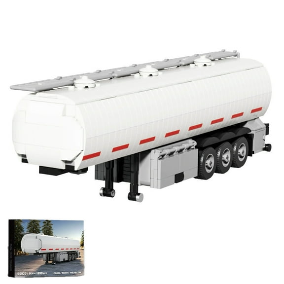 GZBrick Fuel Tank Trailer Building Sets Compatible with Lego Cars for Adults Boy 699PCS