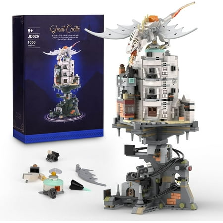 GZBrick Harry Castle Wizarding Bank Building Sets Dragon Castle Architecture for Adults Compatible with Lego