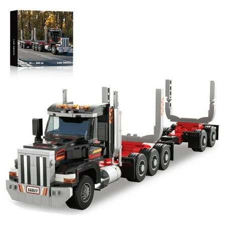 GZBrick Log Truck Building Sets Compatible with Lego Cars for Adults Boy 444PCS