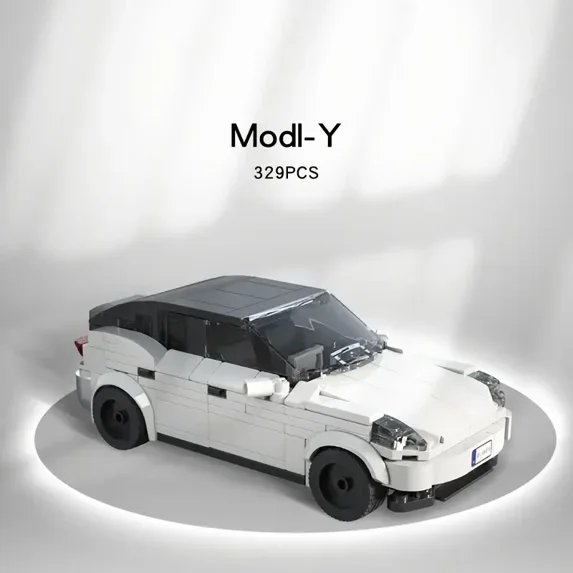GZBrick SUV Vehicle MDL-Y Building Sets Compatible with Lego Cars Classic City Electric Model for Adults Boy 329PCS