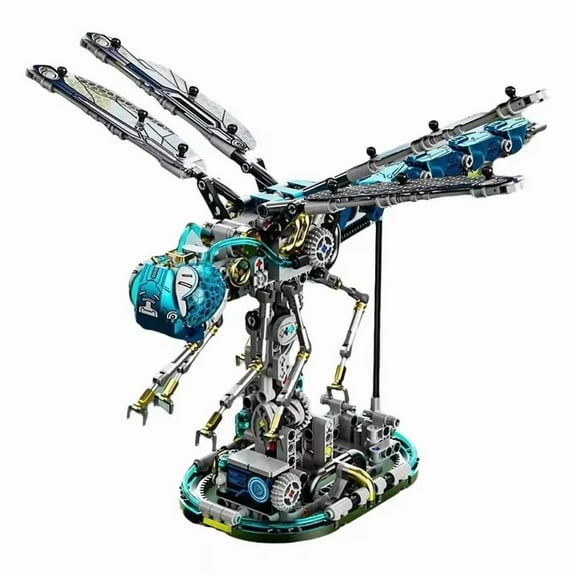 GZBrick Mechanical Dragonfly Building Sets Compatible with Lego Animal Insects with Lights for Adults Boy 866PCS