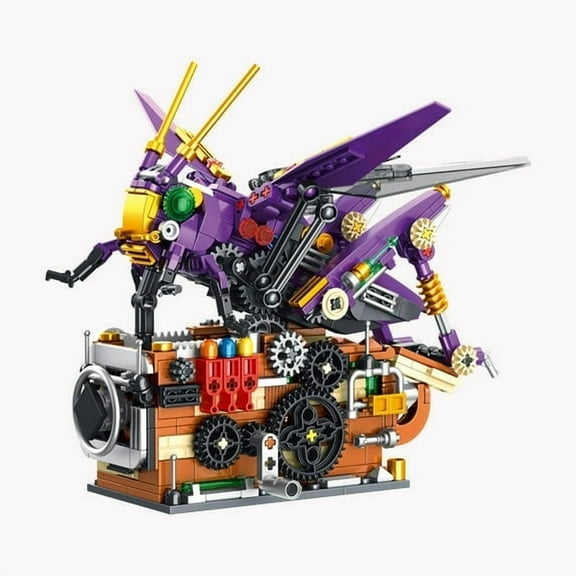 GZBrick Mechanical Grasshopper Building Sets Compatible with Lego Insects for Adults Boys 596PCS