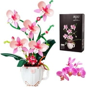GZBrick Orchid Flowers Building Set Home Decor for Adults Girls Compatible with Lego
