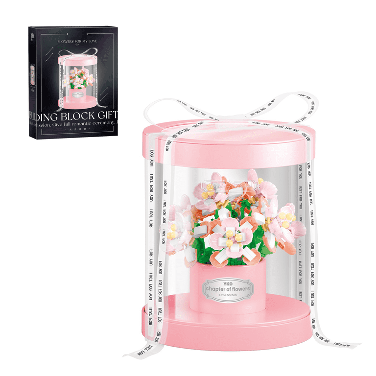 GZBrick Pink Bouquet Botanical Building Sets Not Compatible with