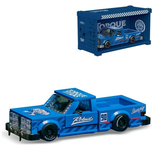 GZBrick Sea Breeze Knight Retro Pickup Truck Building Sets Compatible with Lego Car Model for Adults Boy 392PCS