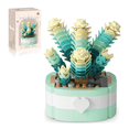 thumbnail image 1 of GZBrick Succulent Building Sets Not Compatible with Lego Flowers Mini Bonsai Blocks for Adults Girls, 1 of 9