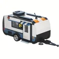 thumbnail image 1 of GZBrick Travel Tailer Building Sets Compatible with Lego Cars for Adults Boy 393PCS, 1 of 6