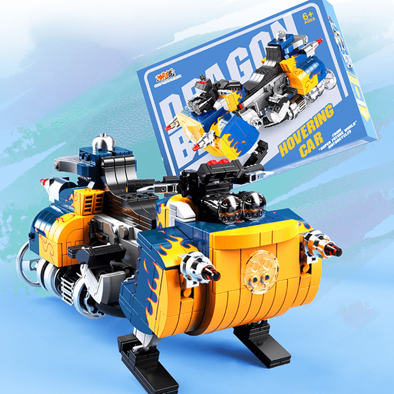 GZBricker Air Glider Building Set Capsule Animation Compatible with Lego Vehicle Model Creative Decoration for Adults