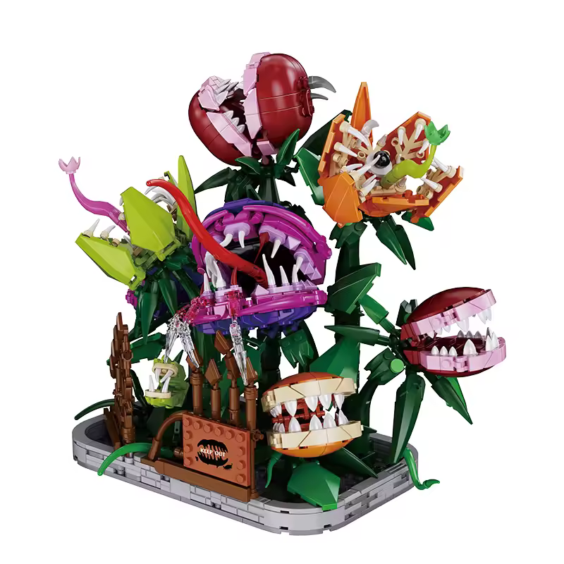 thumbnail image 1 of GZBricker Carnivorous Flower Building Set Compatible with Lego Plant Manor Model Home Decoration for Adults, 1 of 5