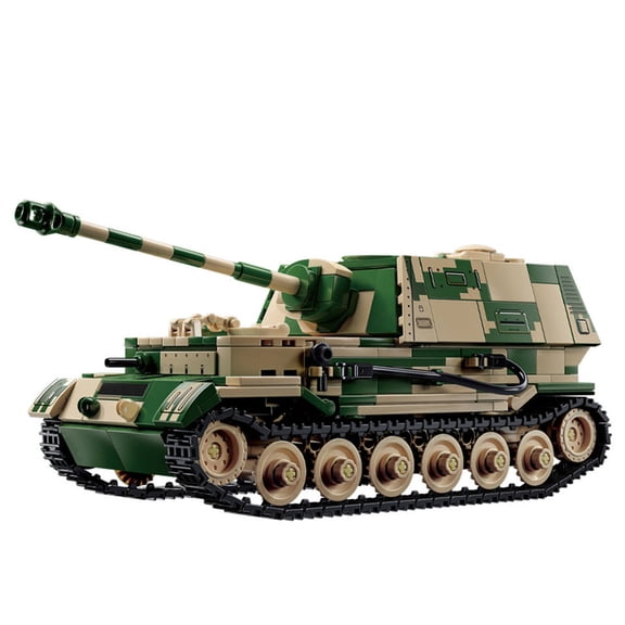 GZBricker Elefant Tank Destroyer Building Sets Compatible with Lego Vehicles Army Military Model Collectible for Adults Boys 14+826PCS
