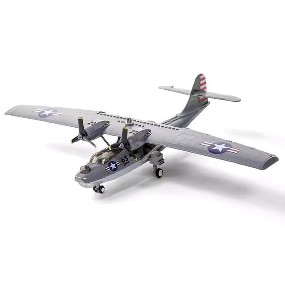GZBricker Fighter Katarina Seaplane Building Set Military Compatible with Lego Aircraft Model World War II for Adults Boys 364PCS