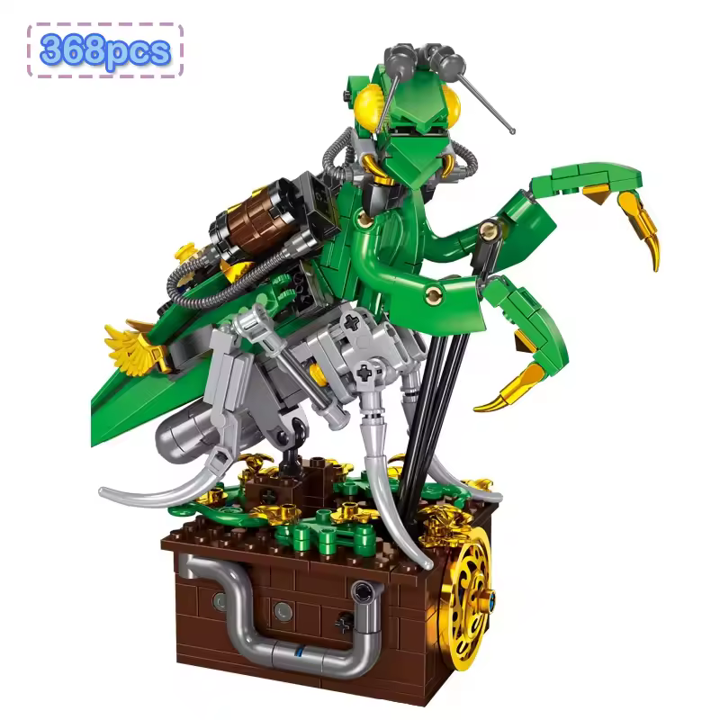 GZBricker Mechanical Mantis Building Set Compatible with Lego Animal Model Home Decoration for Adults