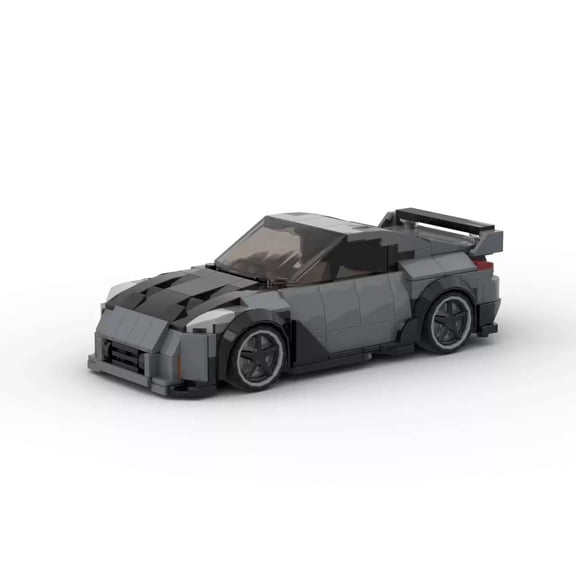 GZBricker Nissan 350Z 8-stud Car Building Set Technical Compatible with Lego Vehicle Racing Model for Adults