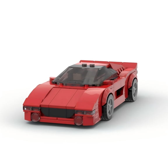 GZBricker Red Racing F355 Car Building Set Technical Compatible with Lego Vehicle Model for Adults