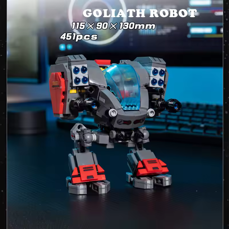 GZBricker Robot Building Set Compatible with Lego Machine Assembly Creative Collectible Model for Adult