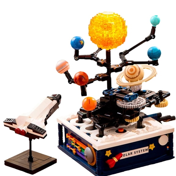 GZBricker Solar System Building Sets Galaxy Space Globe for Boy Girls 8+ Compatible with Lego