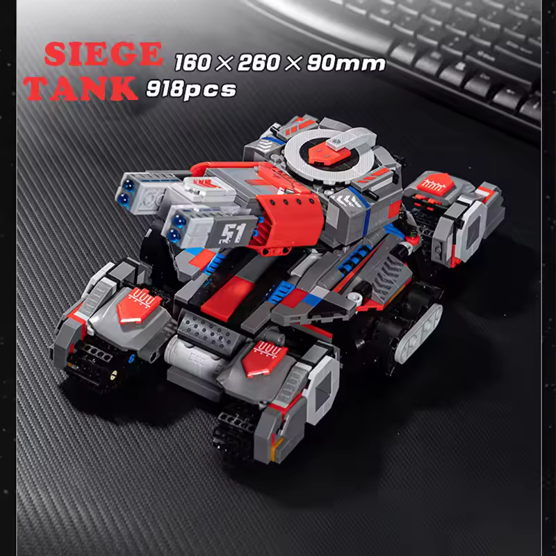 GZBricker Tank Building Set Compatible with Lego Machine Assembly Creative Collectible Model for Adult