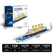 GZBricker Titanic Cruise Ship Building Set Compatible with Lego Boat Collectible Model for Adults Home Office Decor