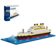 GZBricker Titanic Cruise Ship With Iceberg Scene Building Set Compatible with Lego Vehicle Collectible Model for Adults Home Office Decor