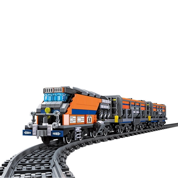 GZBricker Train Building Set, Compatible with Lego Railway Track Model Large-Scale Series Home Decor Display for Adults Boys 1827PCS